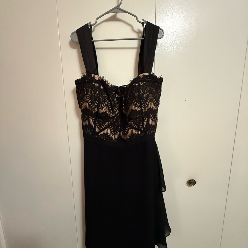 City Chic Corset Lace Top Dress